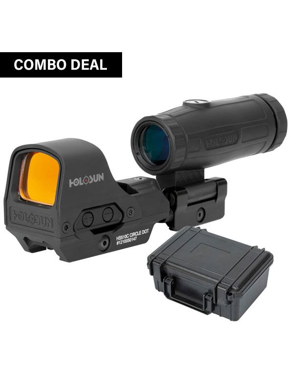 Holosun HS510C + HM3X + Hard Case Combo