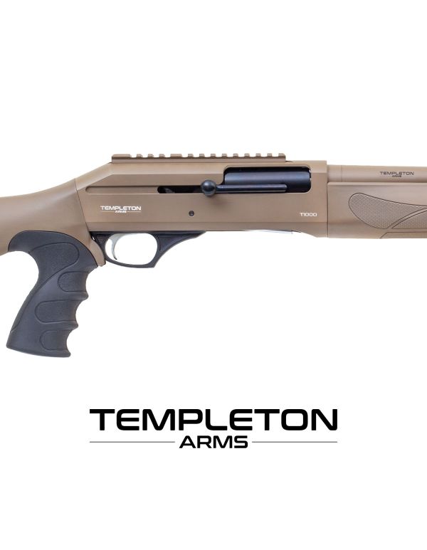 Templeton Arms T-1000 6-Shot Straight Pull Shotgun - Tactical in FDE